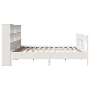 Σκελετός Κρεβ. Χωρίς Στρώμα Λευκό 180x200 εκ Μασίφ Πεύκο
