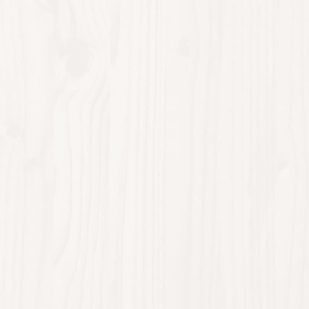 Σκελετός Κρεβ. Χωρίς Στρώμα Λευκό 150x200 εκ Μασίφ Πεύκο