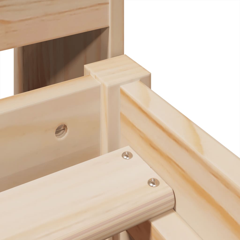 Σκελετός Κρεβατιού Χωρίς Στρώμα 100x200 εκ. Μασίφ Πεύκο - Pakobazaar