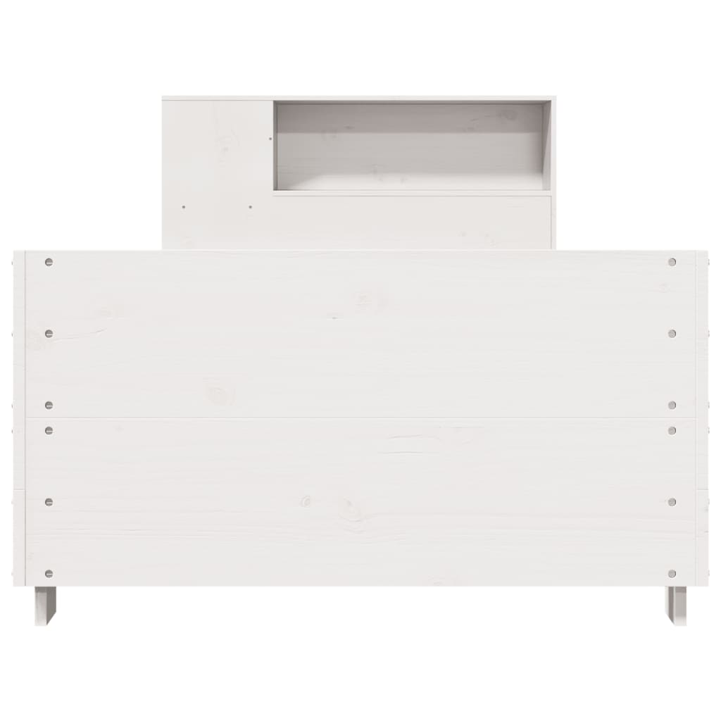 Σκελετός Κρεβ. Χωρίς Στρώμα Λευκό 90x200 εκ Μασίφ Πεύκο