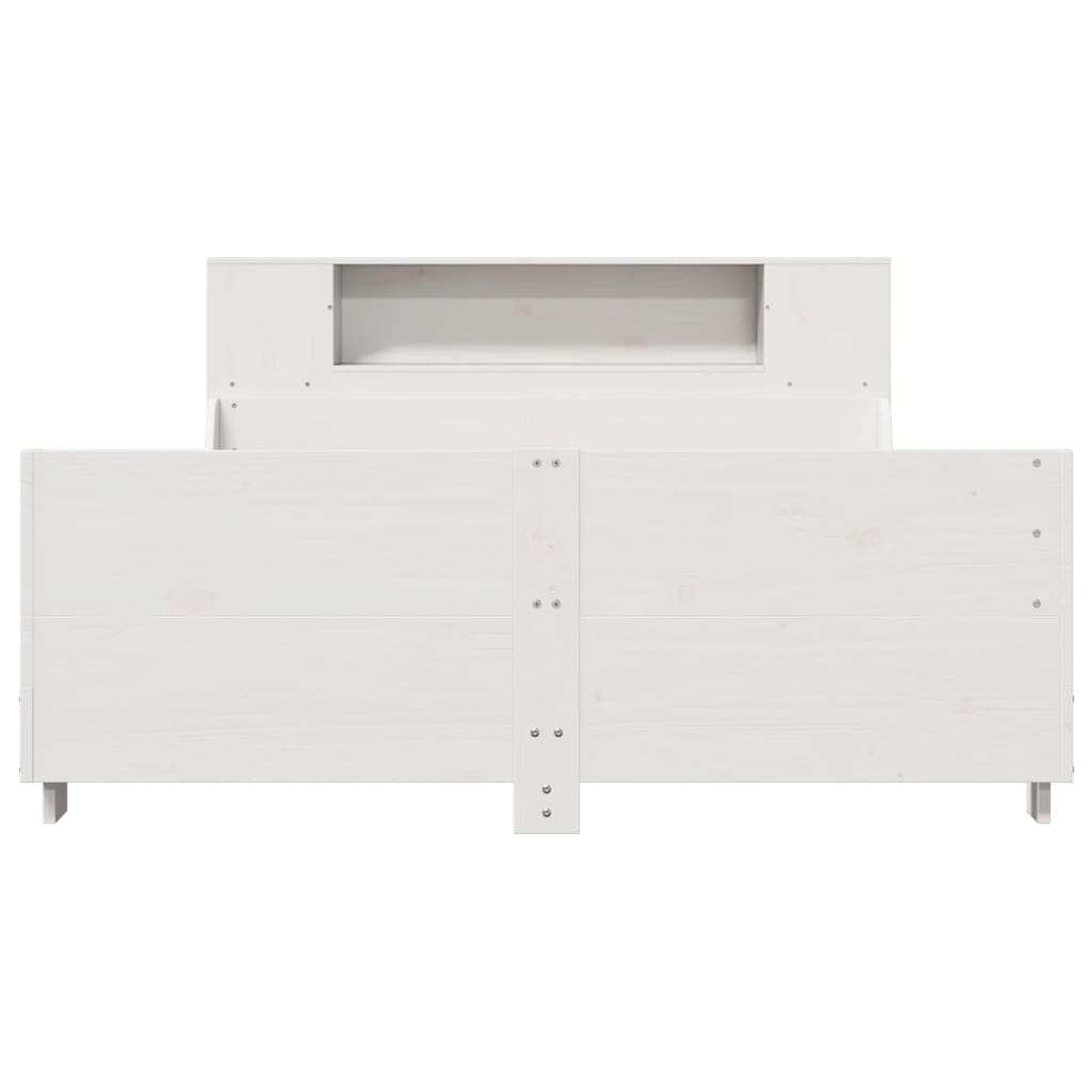 Σκελετός Κρεβ. Χωρίς Στρώμα Λευκό 120x190 εκ Μασίφ Πεύκο