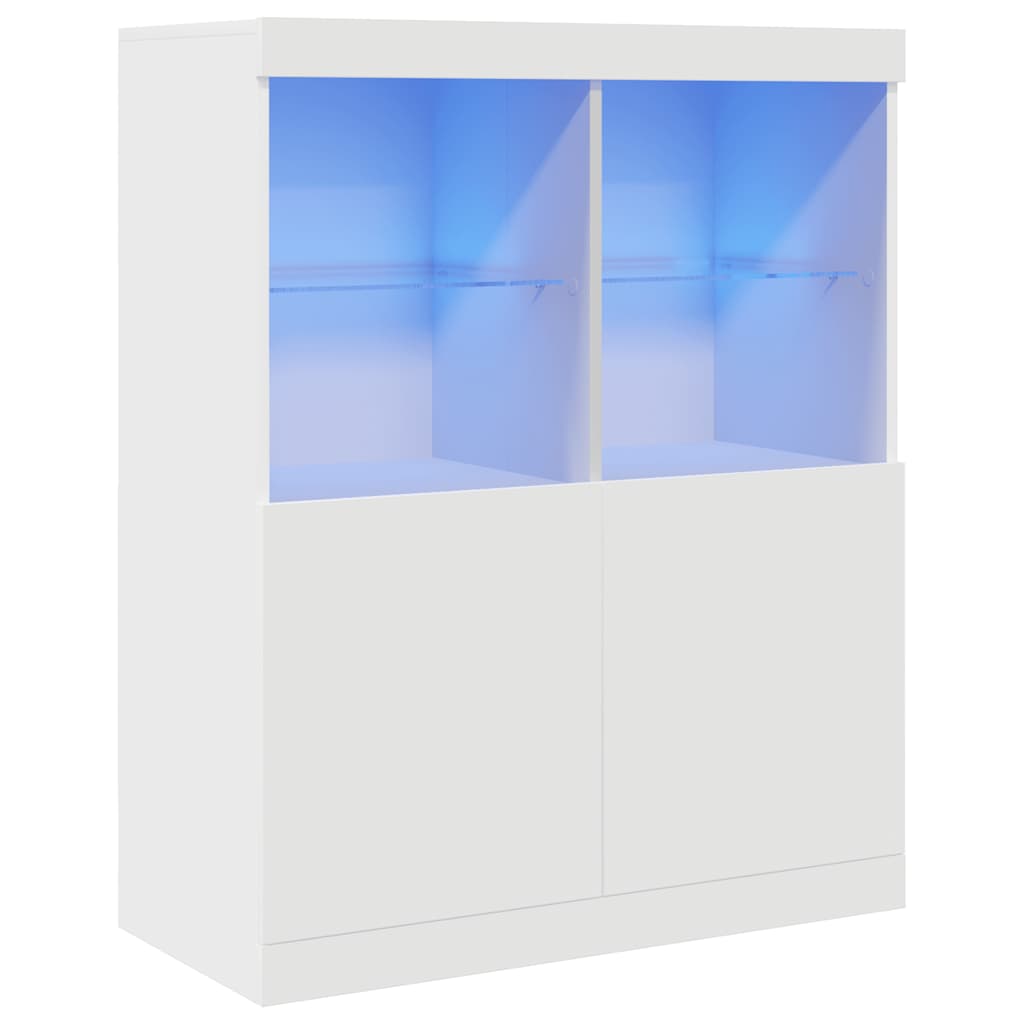 Sideboard Λευκό 81x37x100 cm Κατασκευασμένο ξύλο