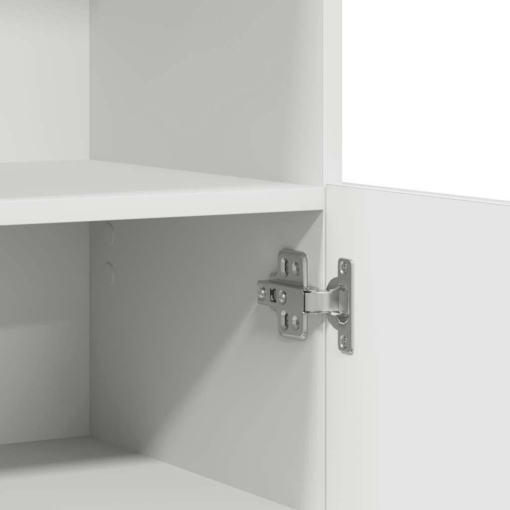 Sideboard Λευκό 81x37x100 cm Κατασκευασμένο ξύλο