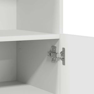 Sideboard Λευκό 81x37x100 cm Κατασκευασμένο ξύλο
