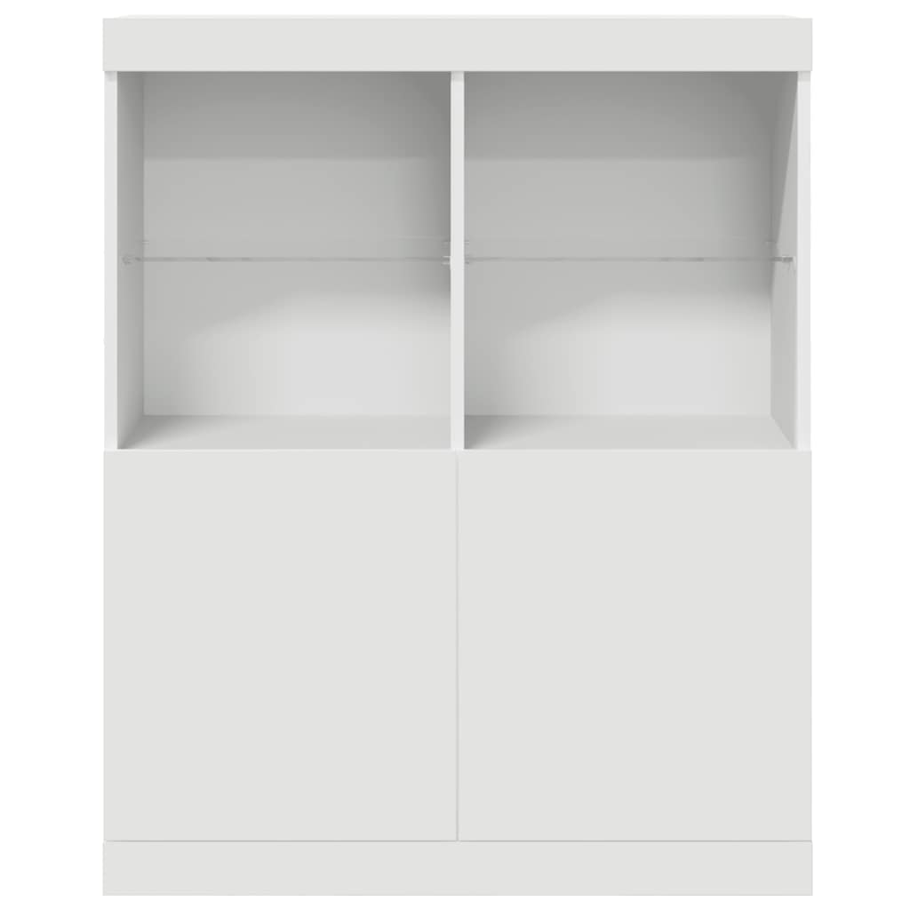 Sideboard Λευκό 81x37x100 cm Κατασκευασμένο ξύλο