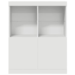 Sideboard Λευκό 81x37x100 cm Κατασκευασμένο ξύλο