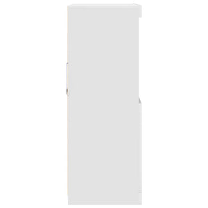 Sideboard Λευκό 81x37x100 cm Κατασκευασμένο ξύλο