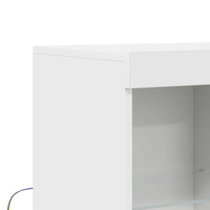 Sideboard Λευκό 81x37x100 cm Κατασκευασμένο ξύλο