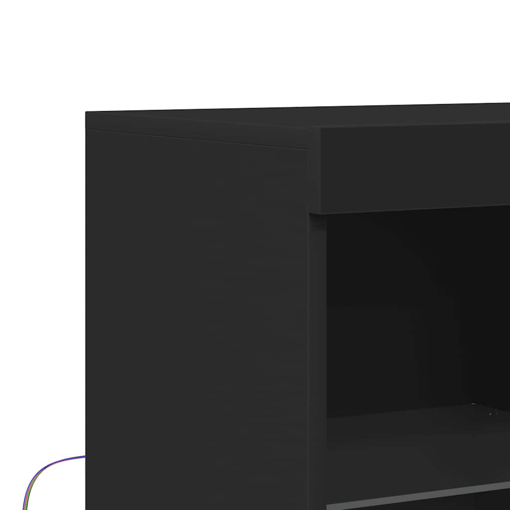 Ντουλάπι Μαύρο 81x37x100 εκ. από Επεξεργασμένο Ξύλο - Pakobazaar