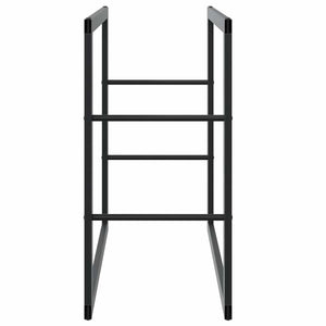 Ράφι Καυσόξυλων Μαύρο 55x30x61 εκ. Ατσάλινο