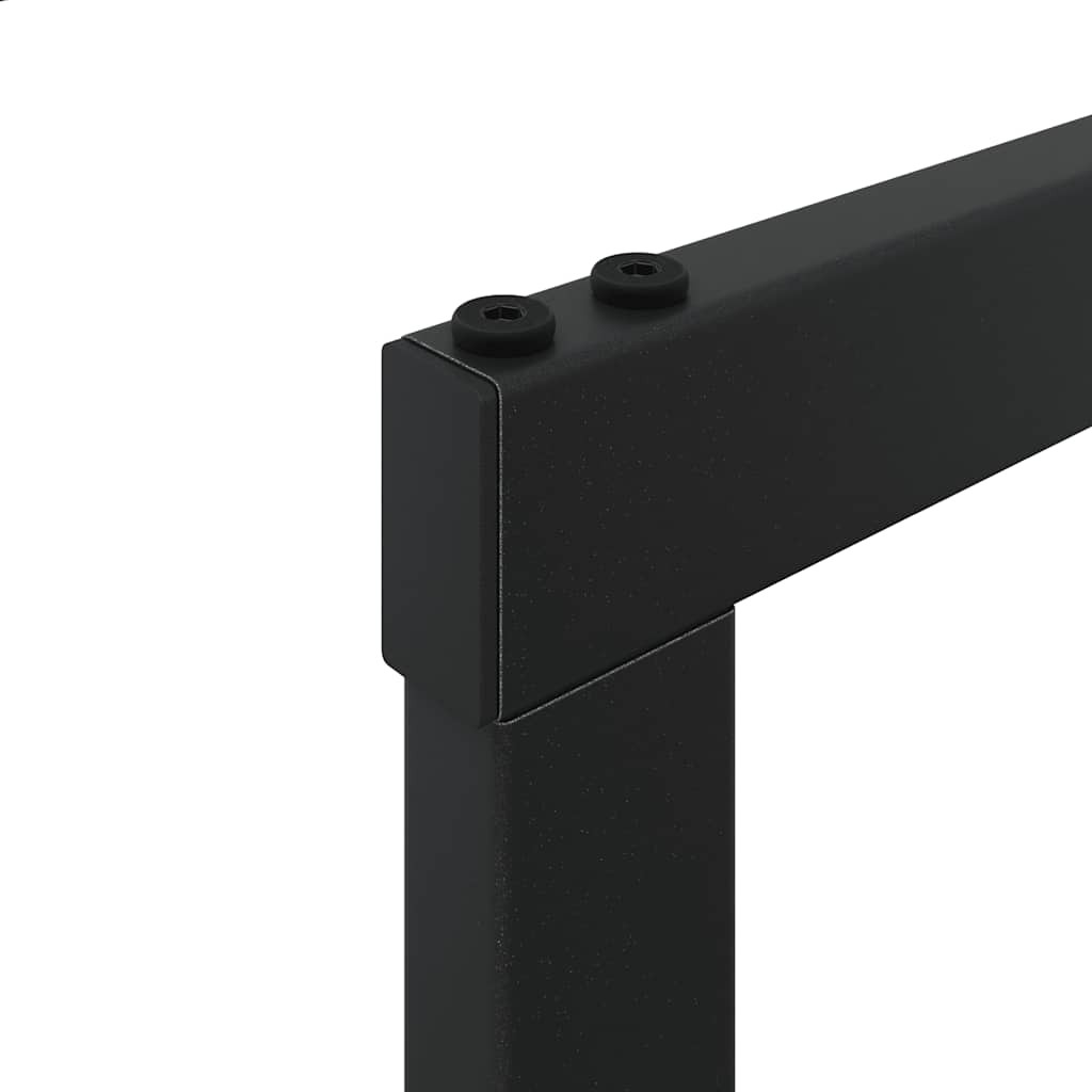 Ράφι Καυσόξυλων Μαύρο 50x30x209 εκ. Ατσάλινο - Pakobazaar