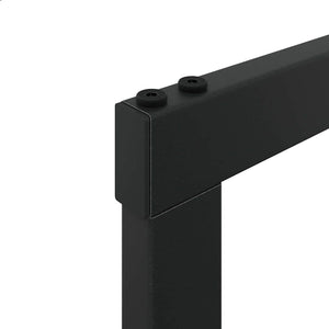 Ράφι για καυσόξυλα Μαύρο 100x30x209 cm Χάλυβας - Pakobazaar