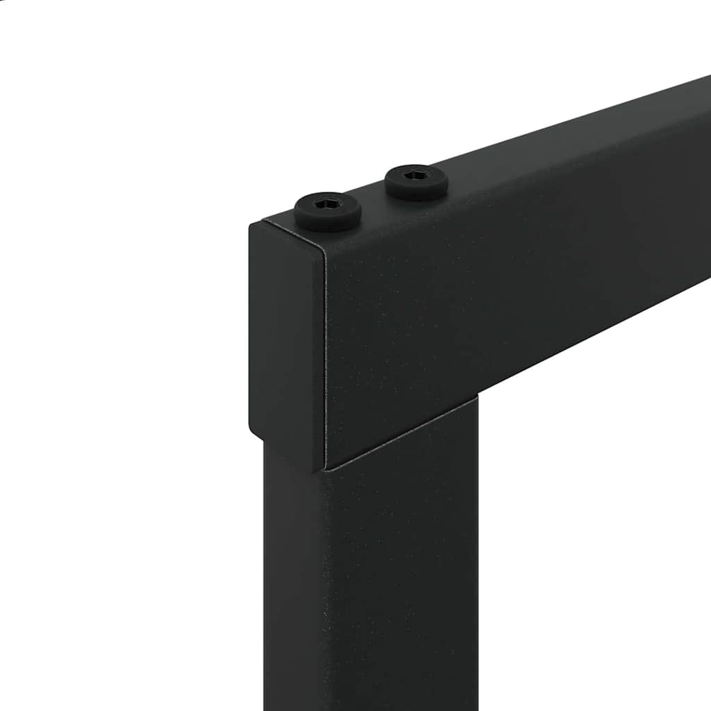 Ράφι για καυσόξυλα Μαύρο 100x30x209 cm Χάλυβας - Pakobazaar