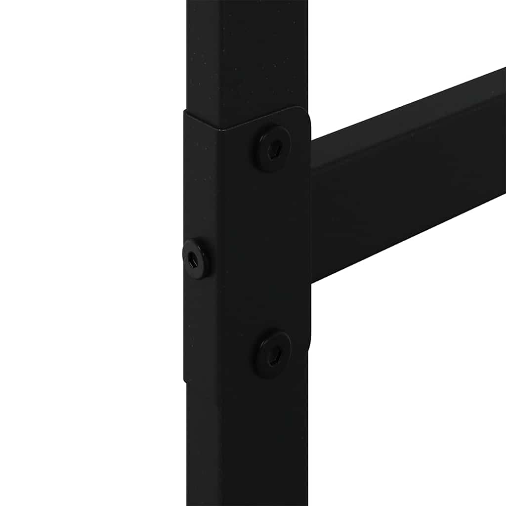 Ράφι για καυσόξυλα Μαύρο 100x30x209 cm Χάλυβας - Pakobazaar