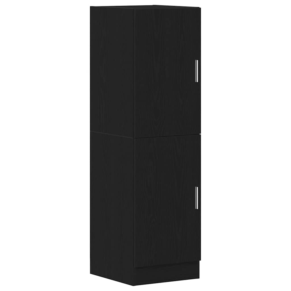 Σετ ντουλαπιών κουζίνας 3 τεμαχίων Μαύρο κατασκευασμένο ξύλο - Pakobazaar