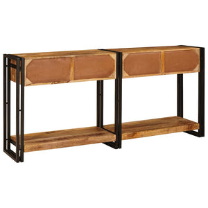 Τραπέζια Κονσόλες 2 τμχ. Καφέ 161 x 33 x 75 εκ