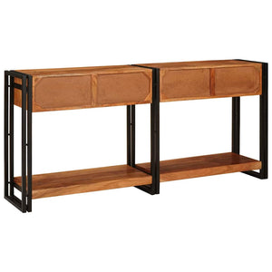 Τραπέζια Κονσόλες 2 τμχ. Καφέ 161 x 33 x 75 εκ
