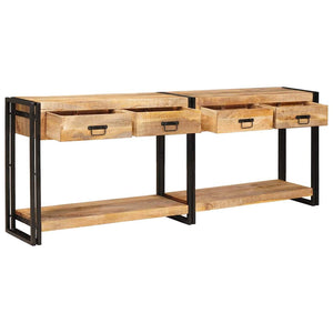 Τραπέζια Κονσόλες 2 τμχ. Καφέ 200 x 33 x 75 εκ
