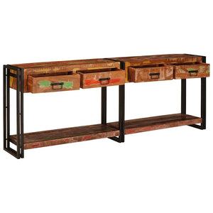 Τραπέζια Κονσόλες 2 τμχ. Πολύχρωμο 200 x 33 x 75 εκ