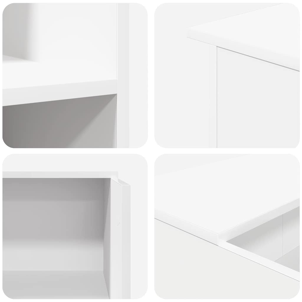 Γραφείο Υποδοχής Λευκό 100x50x103,5 εκ. από Τεχνητό Ξύλο