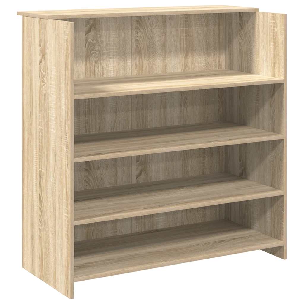 Γραφείο Υποδοχής από Ξύλο Sonoma Δρυς 100x50x103,5 εκ. από Τεχνητό Ξύλο - Pakobazaar