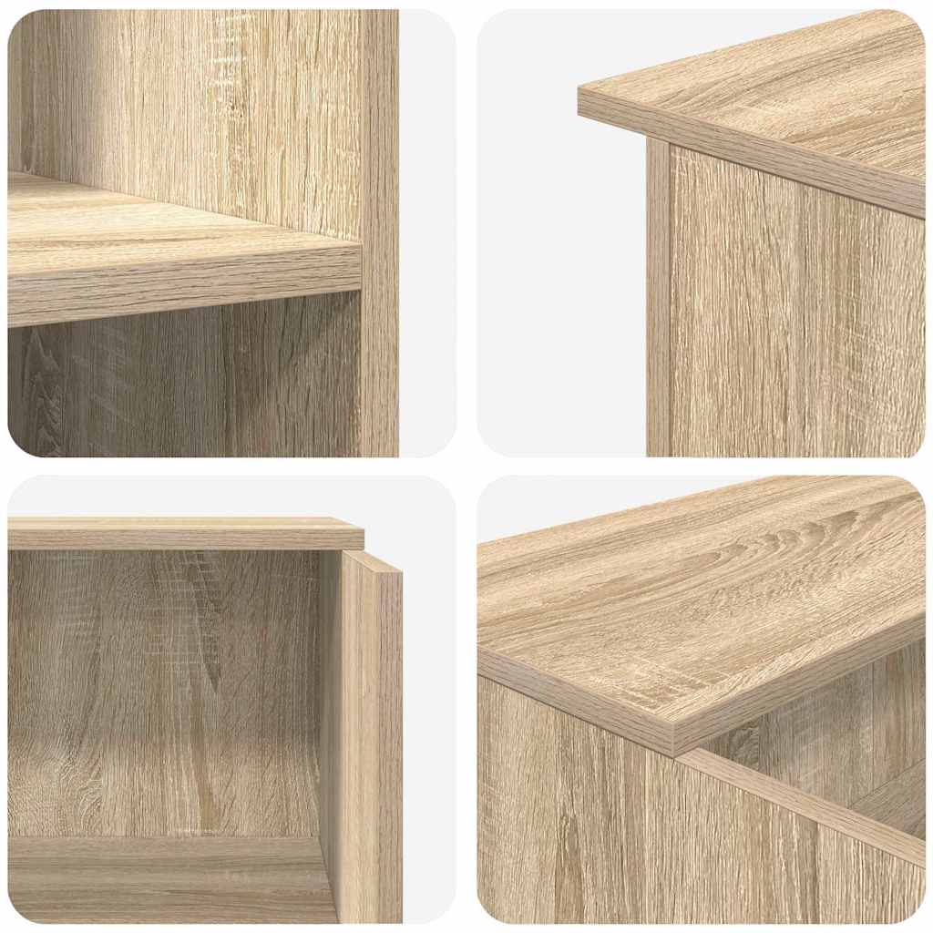 Γραφείο Υποδοχής από Ξύλο Sonoma Δρυς 100x50x103,5 εκ. από Τεχνητό Ξύλο - Pakobazaar