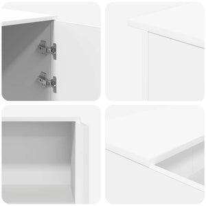 Γραφείο Υποδοχής Λευκό 180x50x103,5 εκ. από Τεχνητό Ξύλο