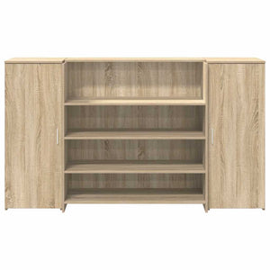 Γραφείο υποδοχής Sonoma Δρυς 180x50x103,5εκ. Επεξεργασμένο Ξύλο - Pakobazaar