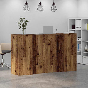 Γραφείο υποδοχής Παλιό Ξύλο 180x50x103,5 εκ. Επεξεργασμένο Ξύλο - Pakobazaar