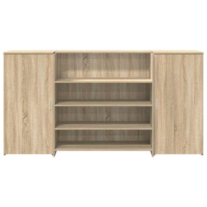 Γραφείο υποδοχής Sonoma Δρυς 200x50x103,5εκ. Επεξεργασμένο Ξύλο