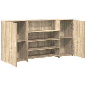 Γραφείο υποδοχής Sonoma Δρυς 200x50x103,5εκ. Επεξεργασμένο Ξύλο
