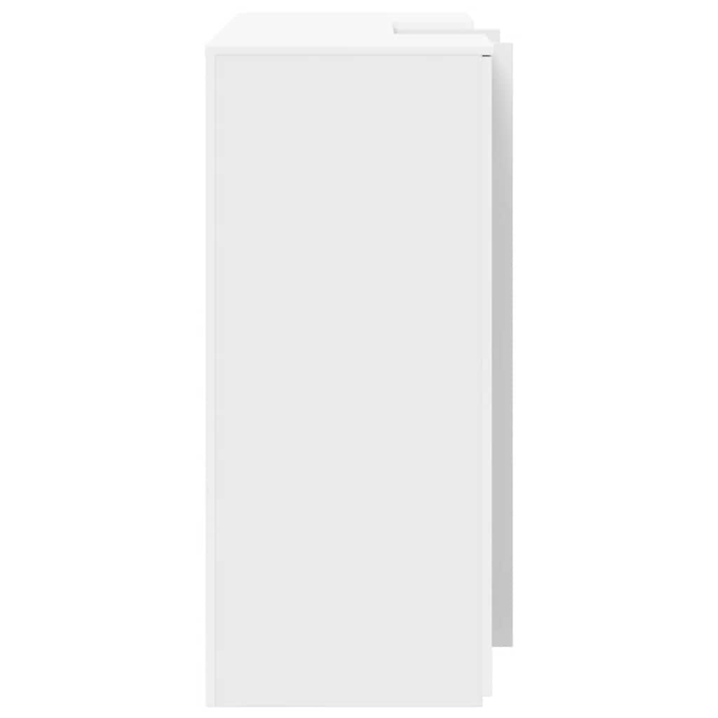 Γραφείο υποδοχής  Λευκό 135x50x103,5 cm Κατασκευασμένο ξύλο