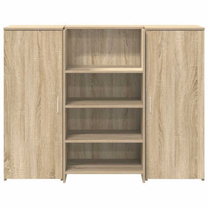 Γραφείο υποδοχής Sonoma Δρυς 135x50x103,5εκ. Επεξεργασμένο Ξύλο