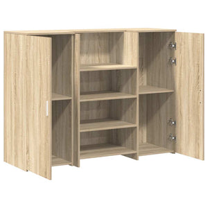 Γραφείο υποδοχής Sonoma Δρυς 135x50x103,5εκ. Επεξεργασμένο Ξύλο