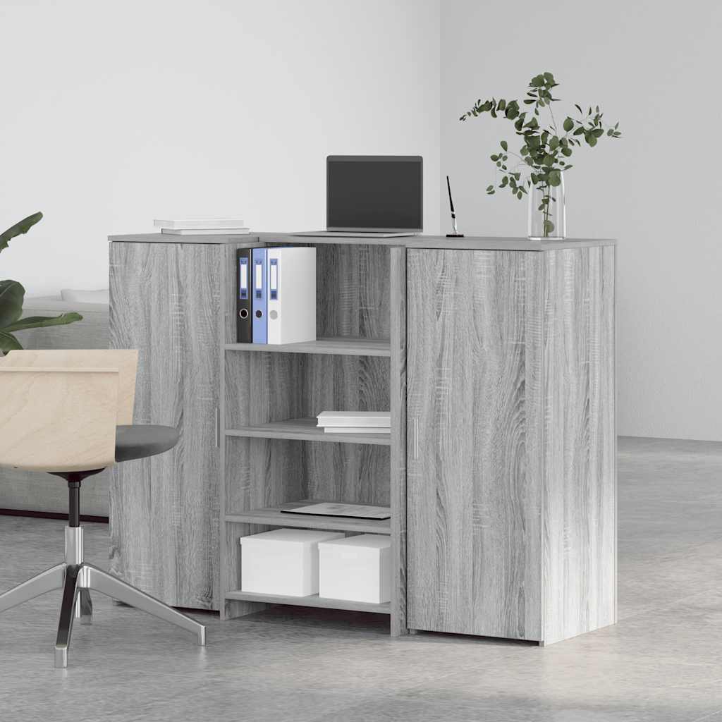 Γραφείο υποδοχής 135x50x103,5 εκ. Επεξεργασμένο Ξύλο