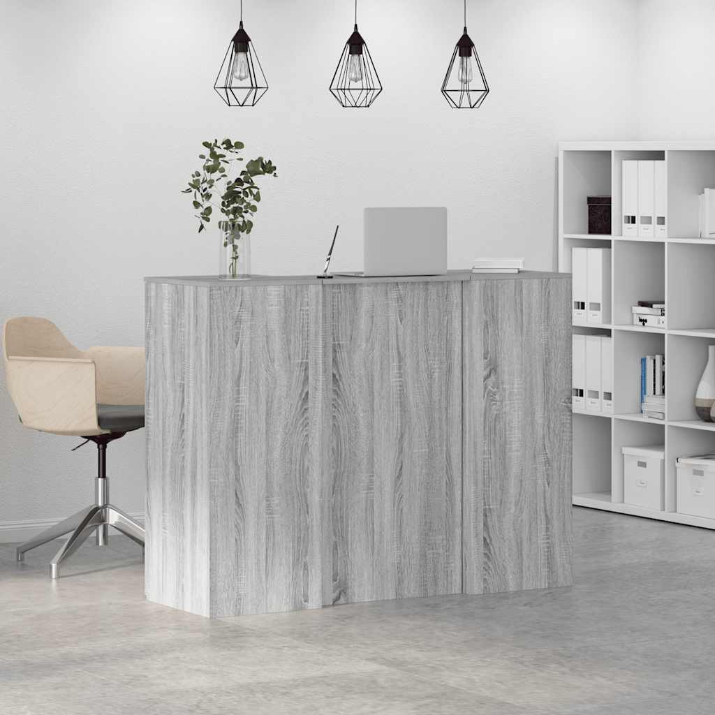 Γραφείο υποδοχής 135x50x103,5 εκ. Επεξεργασμένο Ξύλο