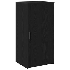 Γραφείο υποδοχής Μαύρο Δρυς 155x50x103,5 εκ. Επεξεργασμένο Ξύλο
