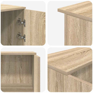 Γραφείο υποδοχής Sonoma Δρυς 155x50x103,5εκ. Επεξεργασμένο Ξύλο