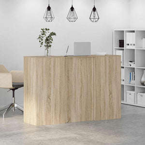 Γραφείο υποδοχής Sonoma Δρυς 155x50x103,5εκ. Επεξεργασμένο Ξύλο