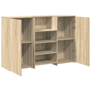 Γραφείο υποδοχής Sonoma Δρυς 155x50x103,5εκ. Επεξεργασμένο Ξύλο