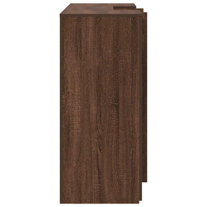 Γραφείο υποδοχής Καφέ Δρυς 155x50x103,5 εκ. Επεξεργασμένο Ξύλο