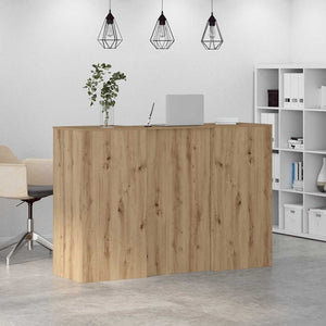 Γραφείο υποδοχής 155x50x103,5 εκ. Επεξεργασμένο Ξύλο