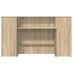 Γραφείο υποδοχής Sonoma Δρυς 180x50x103,5εκ. Επεξεργασμένο Ξύλο - Pakobazaar