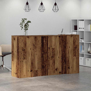 Γραφείο υποδοχής Παλιό Ξύλο 180x50x103,5 εκ. Επεξεργασμένο Ξύλο - Pakobazaar