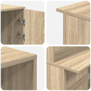Γραφείο υποδοχής Sonoma Δρυς 200x50x103,5εκ. Επεξεργασμένο Ξύλο