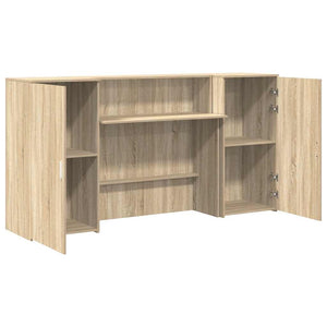 Γραφείο υποδοχής Sonoma Δρυς 200x50x103,5εκ. Επεξεργασμένο Ξύλο