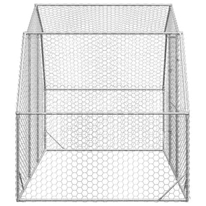 Chicken Run 2,5x2x2,25 m Γαλβανισμένος χάλυβας - Pakobazaar
