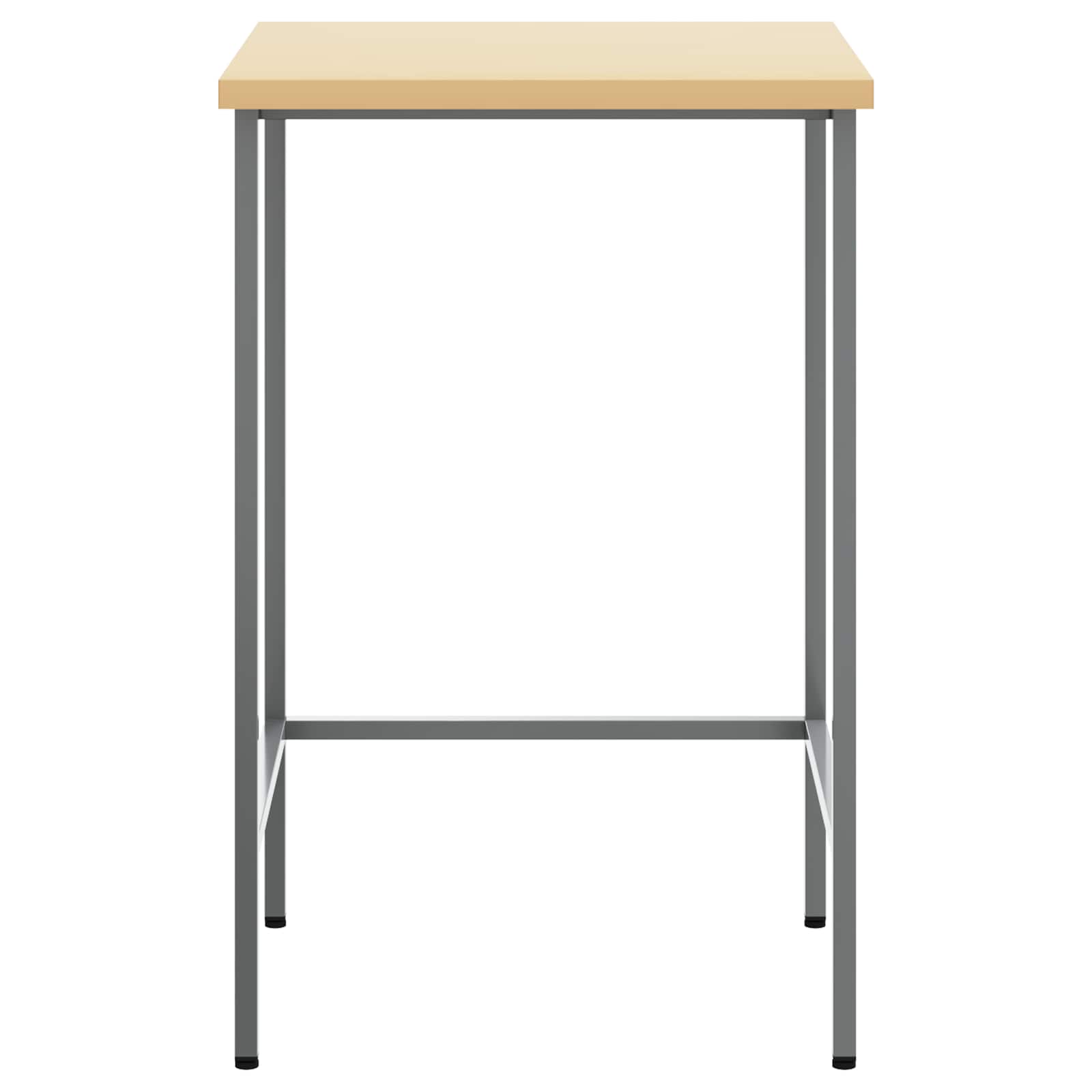 Γωνιακό τραπέζι Γκρι 55 x 55 x 85 cm Χάλυβας και Μηχανικά Ξύλα - Pakobazaar