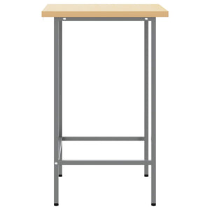 Γωνιακό τραπέζι Γκρι 55 x 55 x 85 cm Χάλυβας και Μηχανικά Ξύλα - Pakobazaar