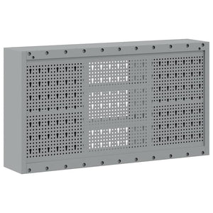 Ντουλάπα εργαλείων με ράφι Μαύρο και Γκρι 50 x 20 x 55 εκ. - Pakobazaar